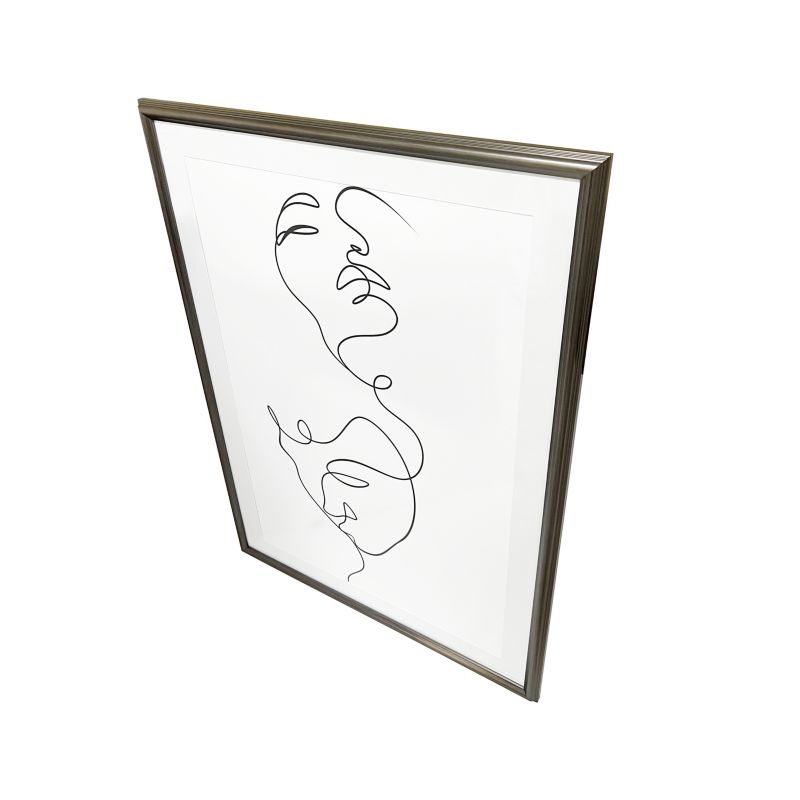 Ramka na zdjęcia GoodHome Blanton 70 x 100 cm antyk srebrny