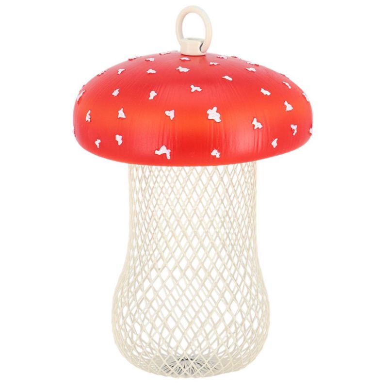 Karmnik dla ptaków Muchomor Esschert Design czerwono biały typu silos 17,7 cm 1 szt.