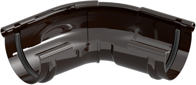 Narożnik zewnętrzny Ocean regulowany kąt 75 mm brązowy