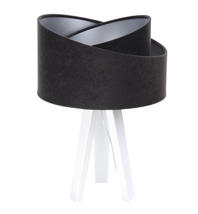 Lampa Bps Koncept stołowa GEMSTONE czarna/srebrna/biała 1 szt