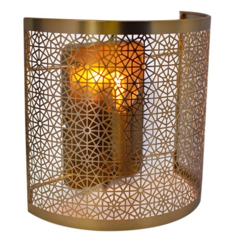 Kinkiet ścienny By Rydens Hermine mosiądz 1 x E14 x 40W IP20 wym: 21 x 22 x 13 cm - 1 szt.