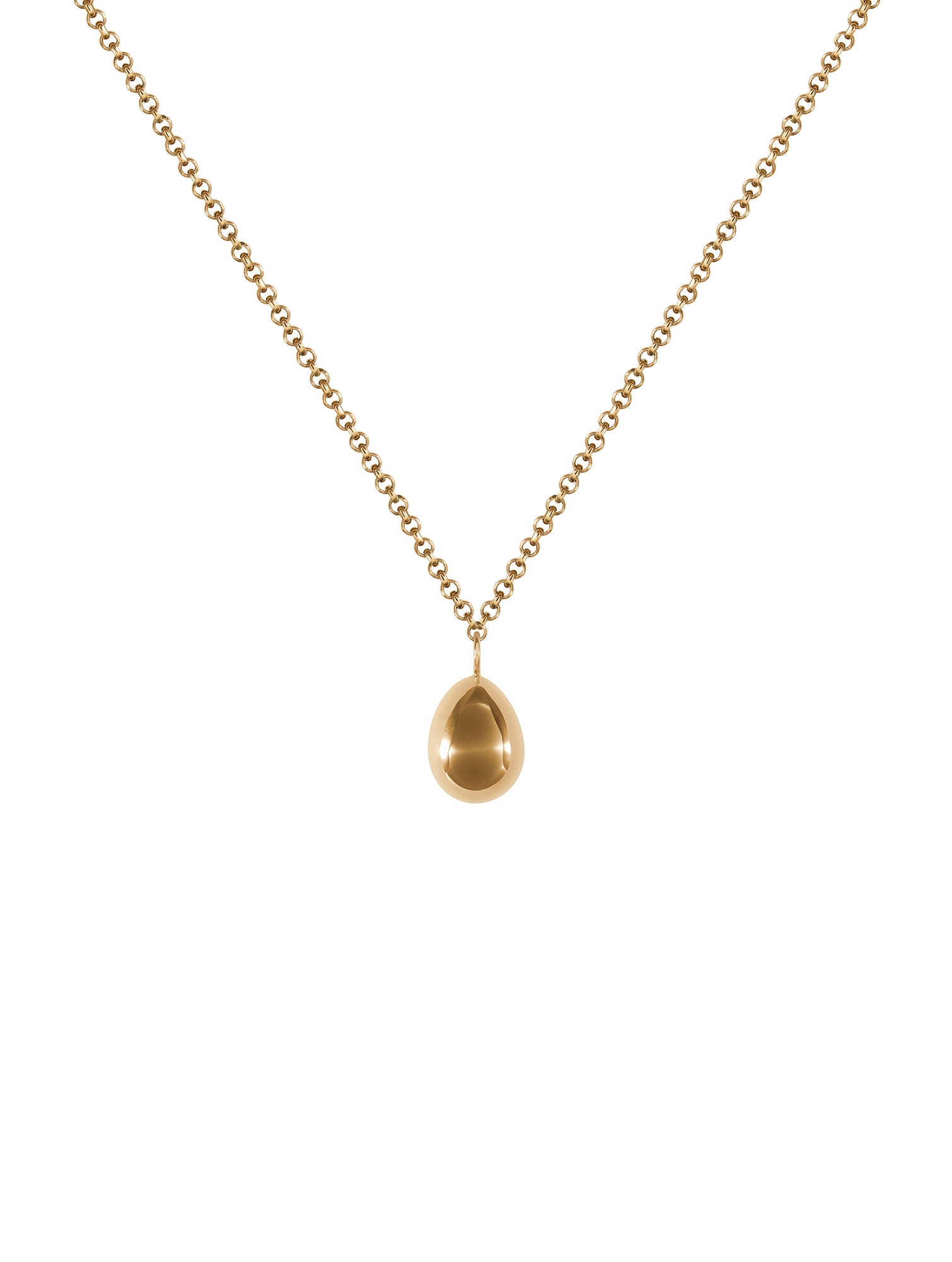 Sole Necklace N°1 - naszyjnik z zawieszką o przestrzennej formie, 42