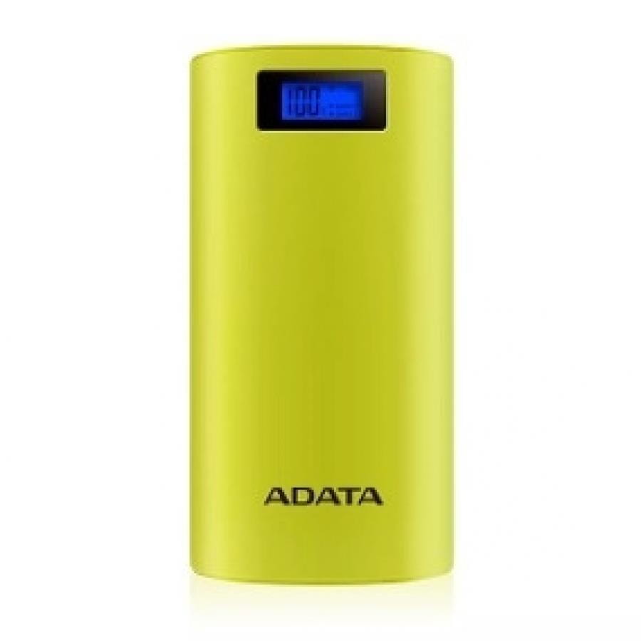 ADATA power bank 20000mAh P20000 2xUSB Ż 5V 2,1/1A żółty - Henryx24