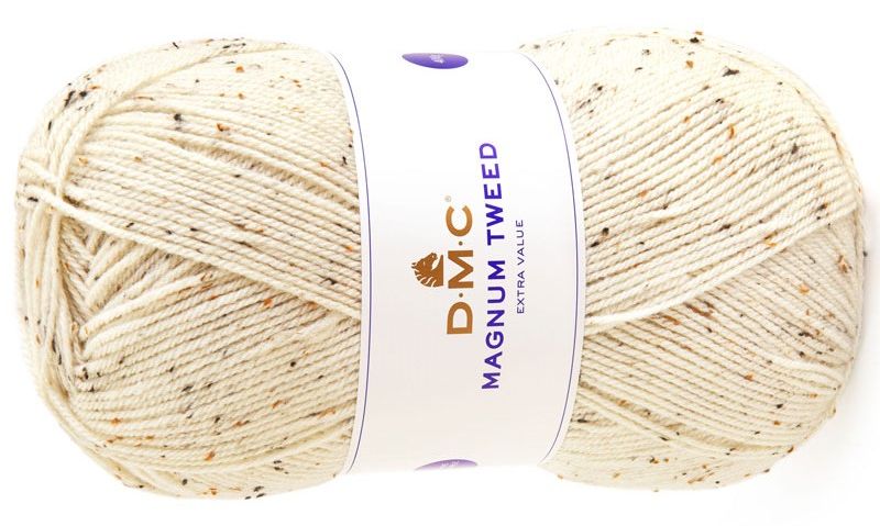 włóczka MAGNUM TWEED DMC kol.929 / ciepły beż 400gr