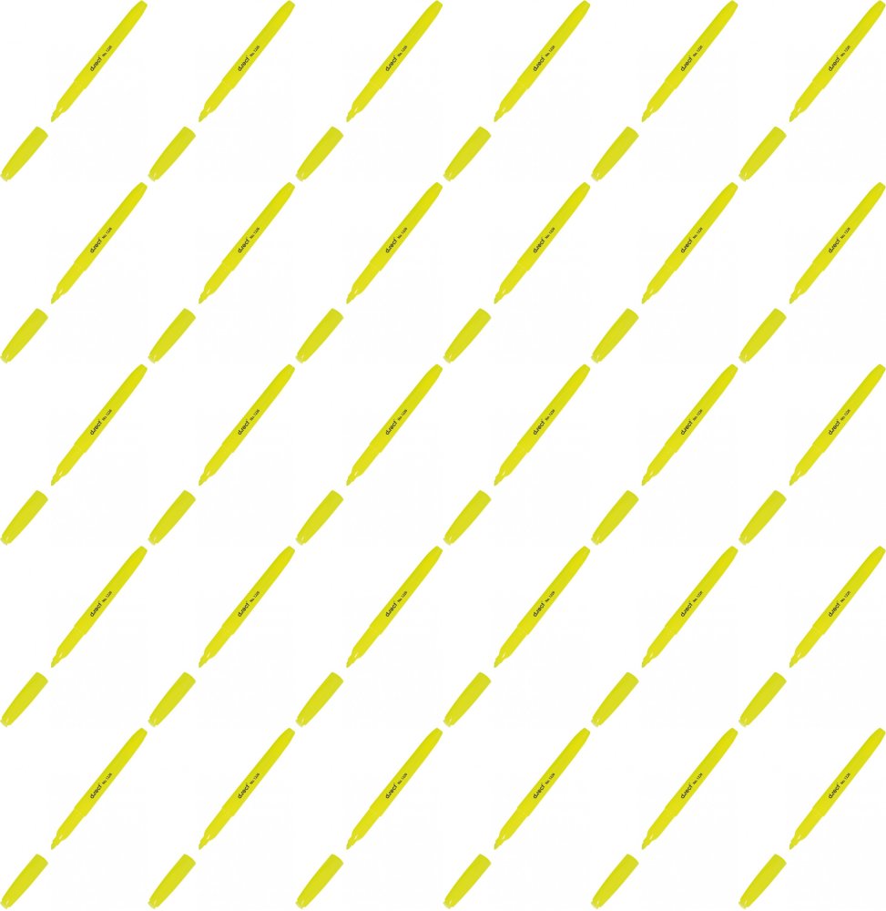144x Zakreślacz D.Rect, 1226, ścięta, 5mm, żółty
