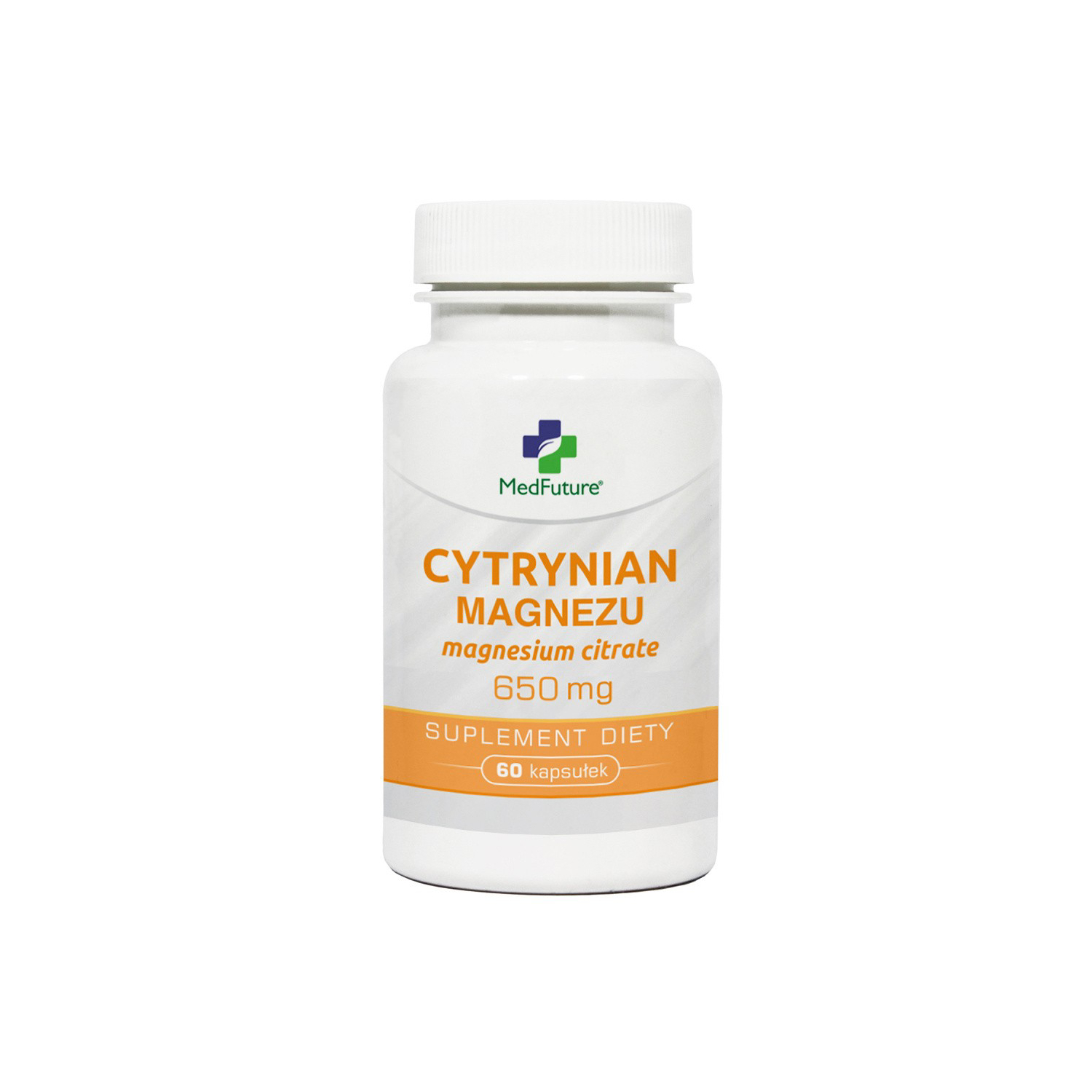 Medfuture cytrynian magnezu, 60 kapsułek