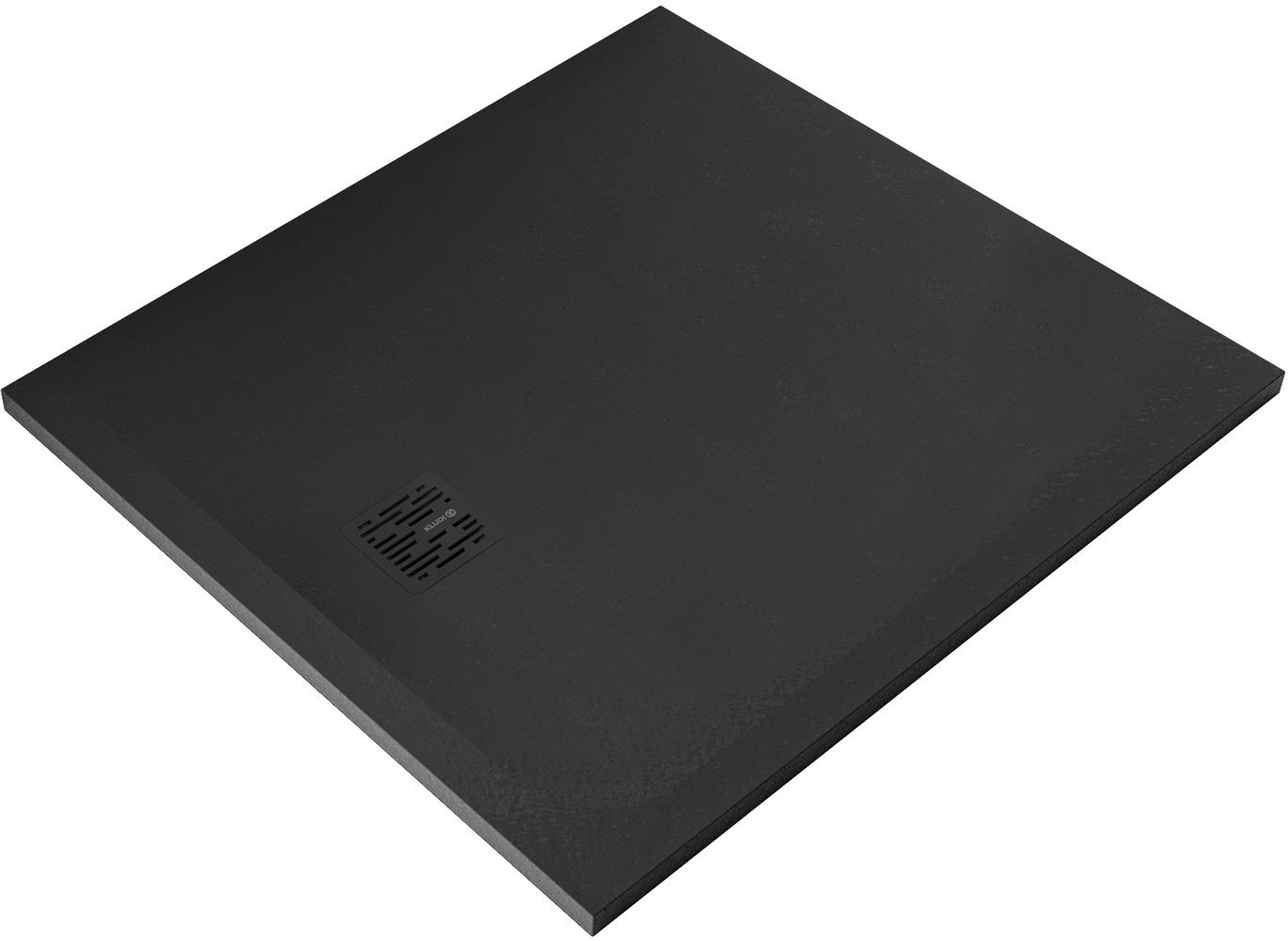 Kludi Terra brodzik prostokątny 100x90 cm czarny mat 09DW0839
