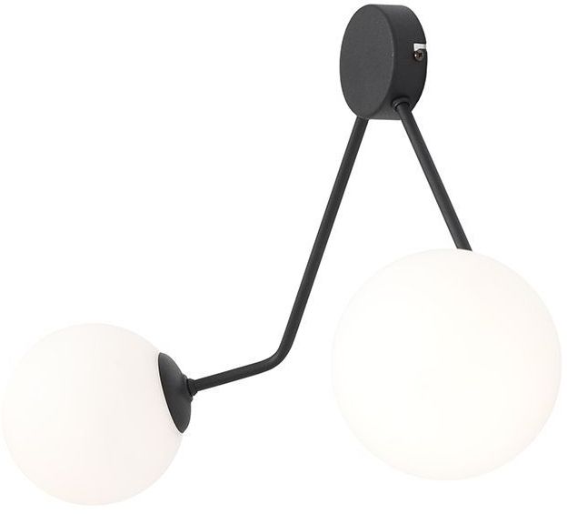 Aldex Holm kinkiet 2x10 W czarny 1082D1