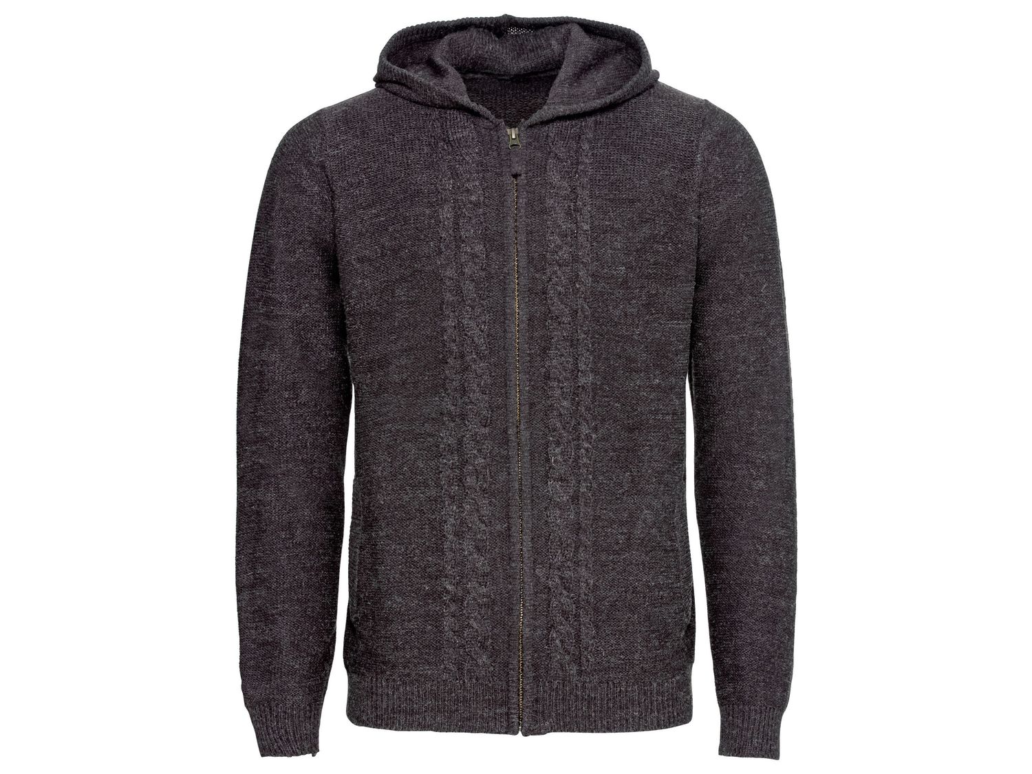 Livergy Męski Janker w eleganckim stylu Oktoberfest Ciemnoszary, L52/54