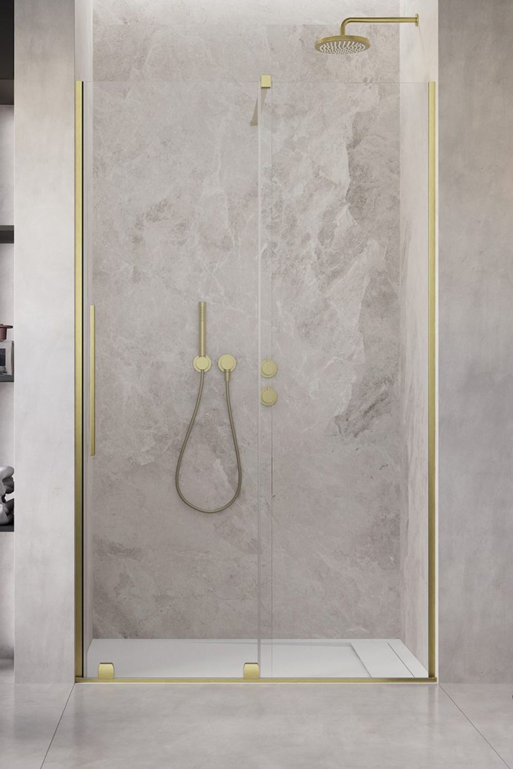 Darmowa Dostawa - Drzwi prysznicowe 77.2 cm rozsuwane Radaway Furo DWJ 101077729901R