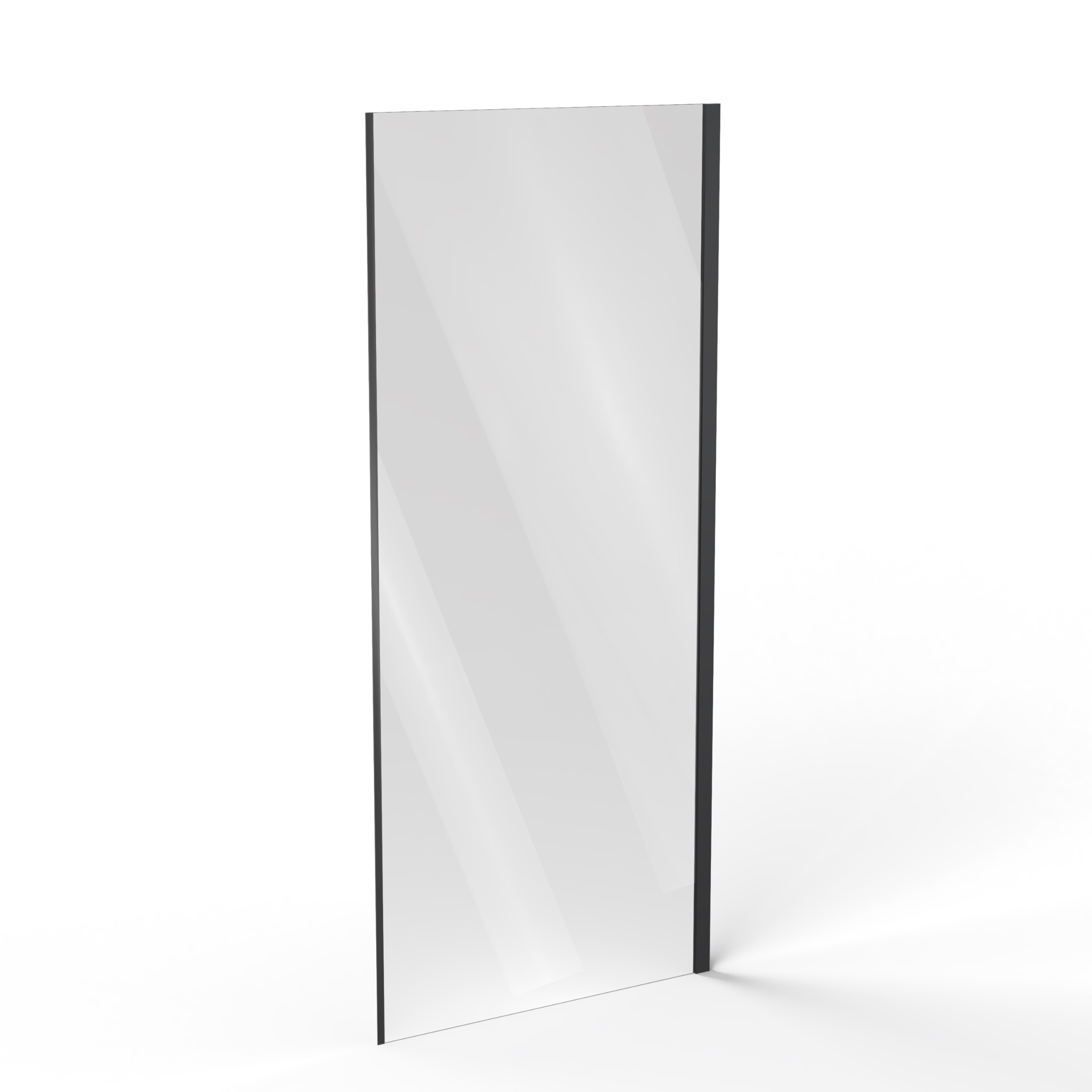 Darmowa Dostawa - Ścianka prysznicowa 90 cm czarny mat/szkło przezroczyste Ravak Cool! X9VV70300Z1