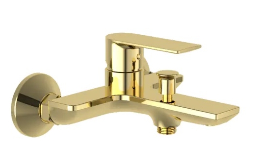 Darmowa Dostawa - Bateria wannowo-prysznicowa ścienna złota Excellent Glad ARNL1105GL