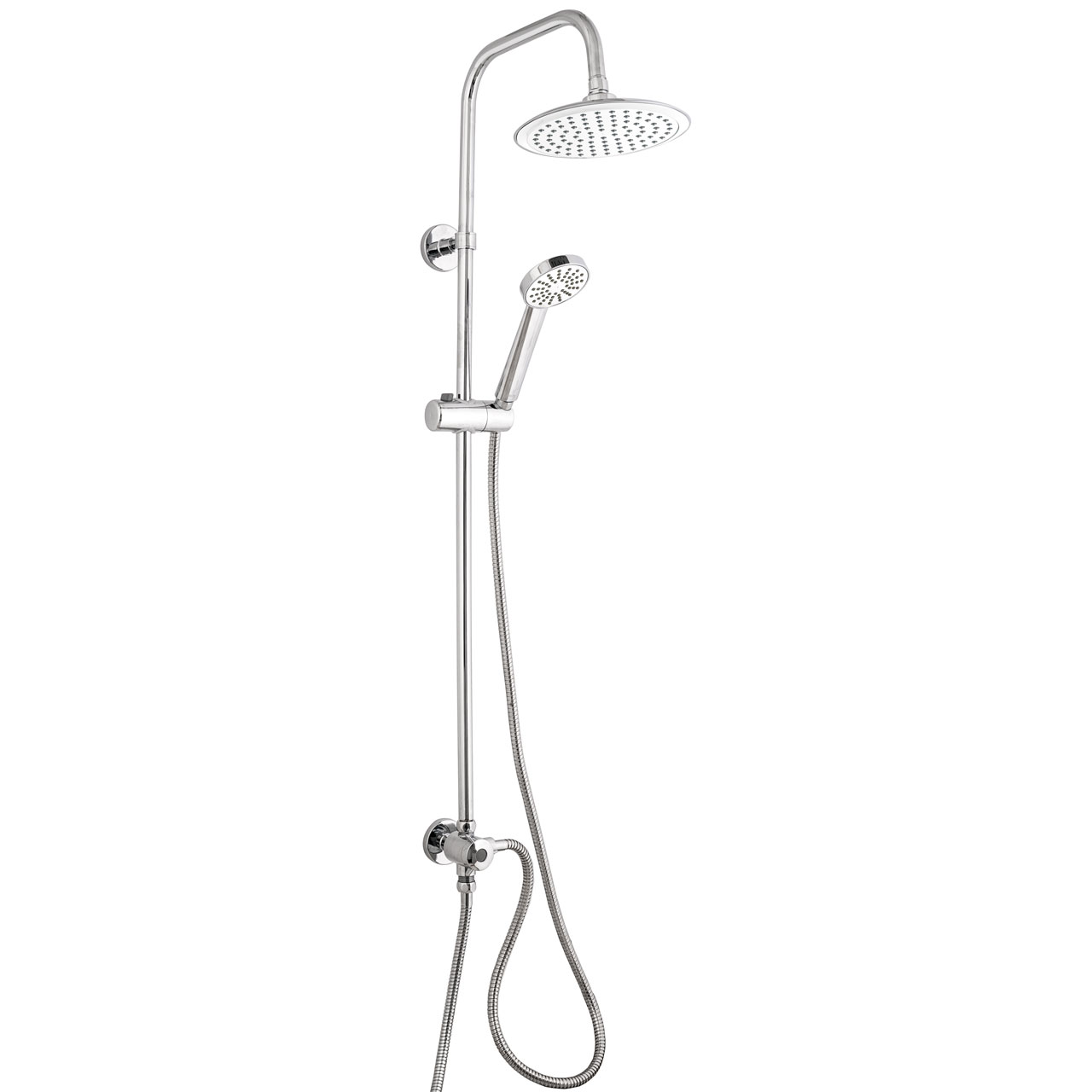Darmowa Dostawa - Zestaw prysznicowy ścienny z deszczownicą chrom Duschy 42790
