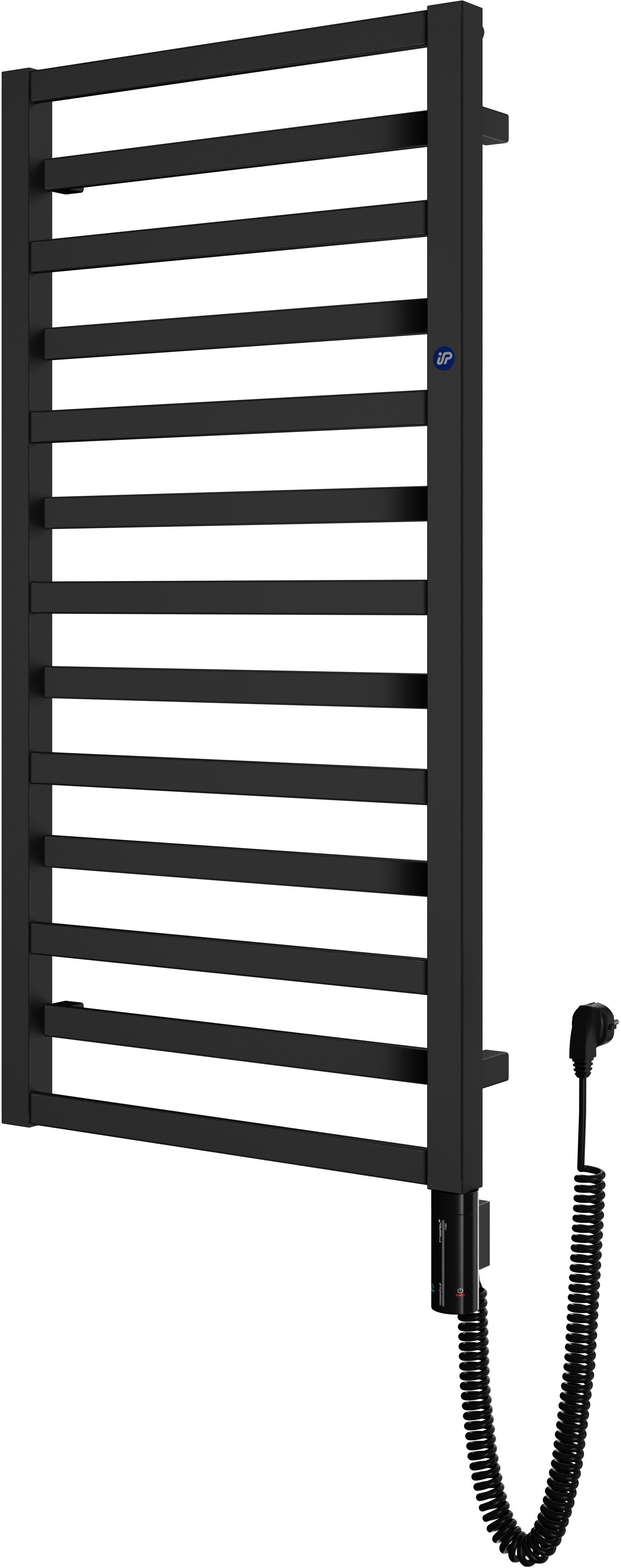 Darmowa Dostawa - Grzejnik elektryczny 67x40 cm czarny Instal Projekt Poppy Electro PPYE4070C31GH03C2