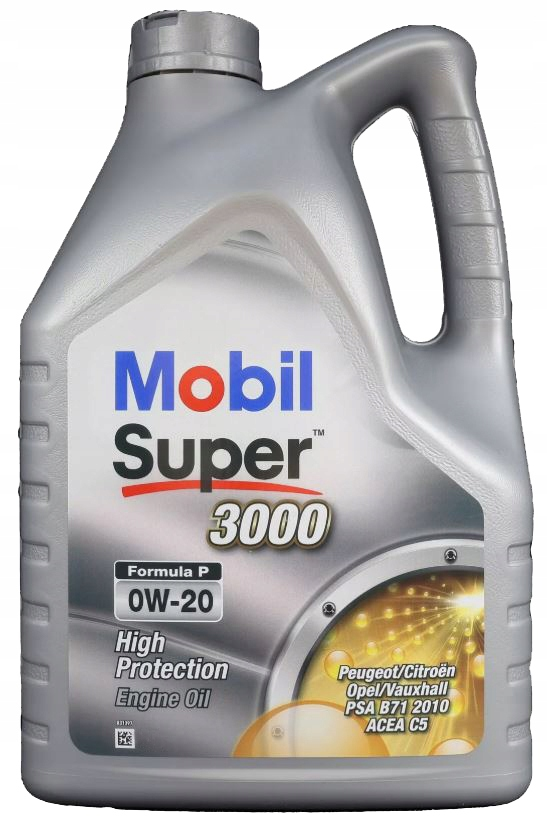 MOBIL SUPER 3000 FORMULA P 0W20 4L - Petrostar