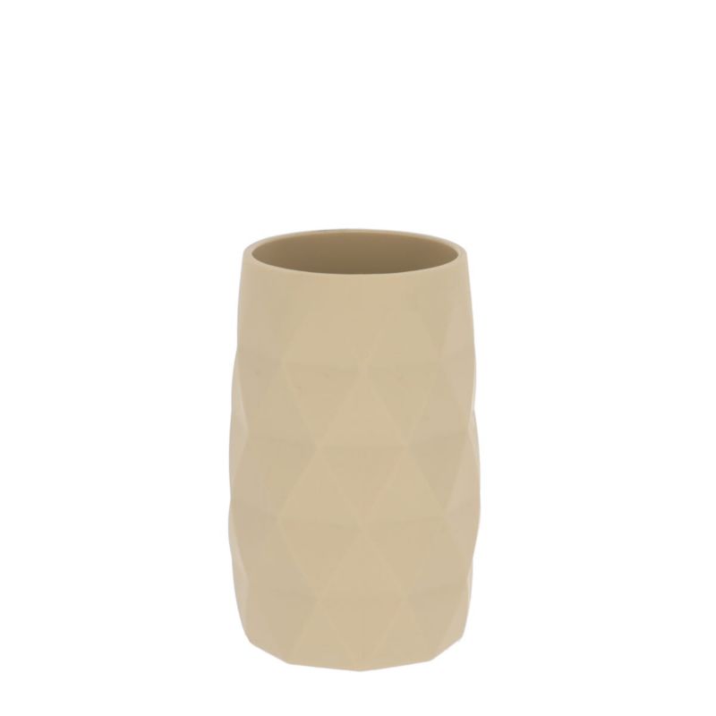 Kubek łazienkowy Lorantos TENDANCE beżowy na szczoteczki do zębów 250 ml 1 szt.