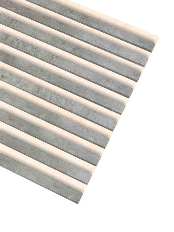 Lamele Ścienne na Filcu Beżowym SunWood 275x58cm Panel Dekoracyjny Beton Loft 1 szt.