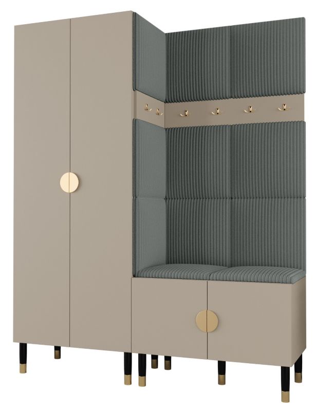 Garderoba do przedpokoju Abiks PALERMO 2 kaszmir+poso60 1szt.