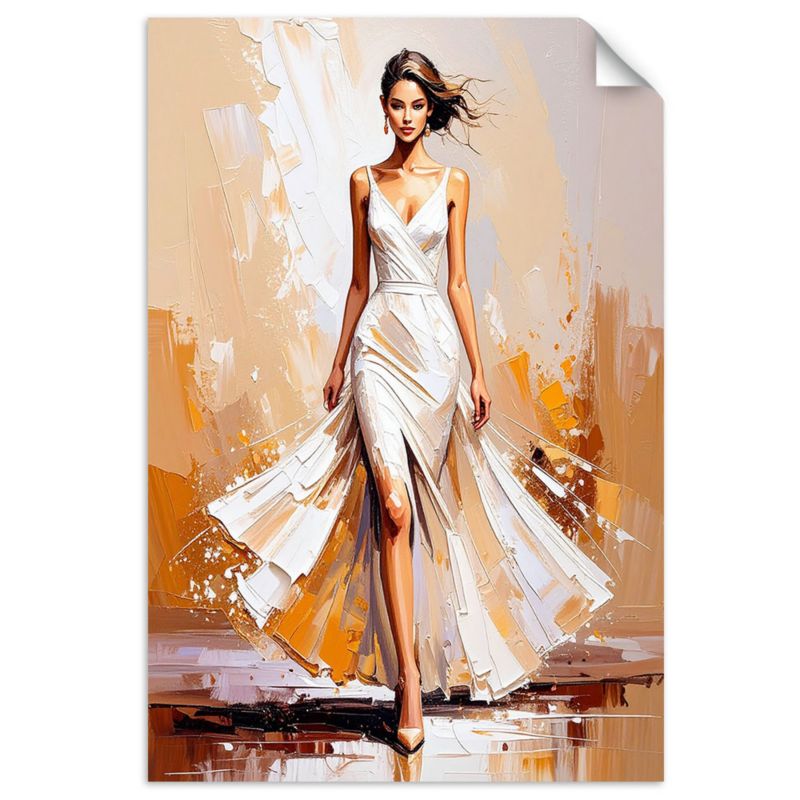 Naklejka na ścianę Feeby Modelka na pokazie mody 80x120cm 1szt