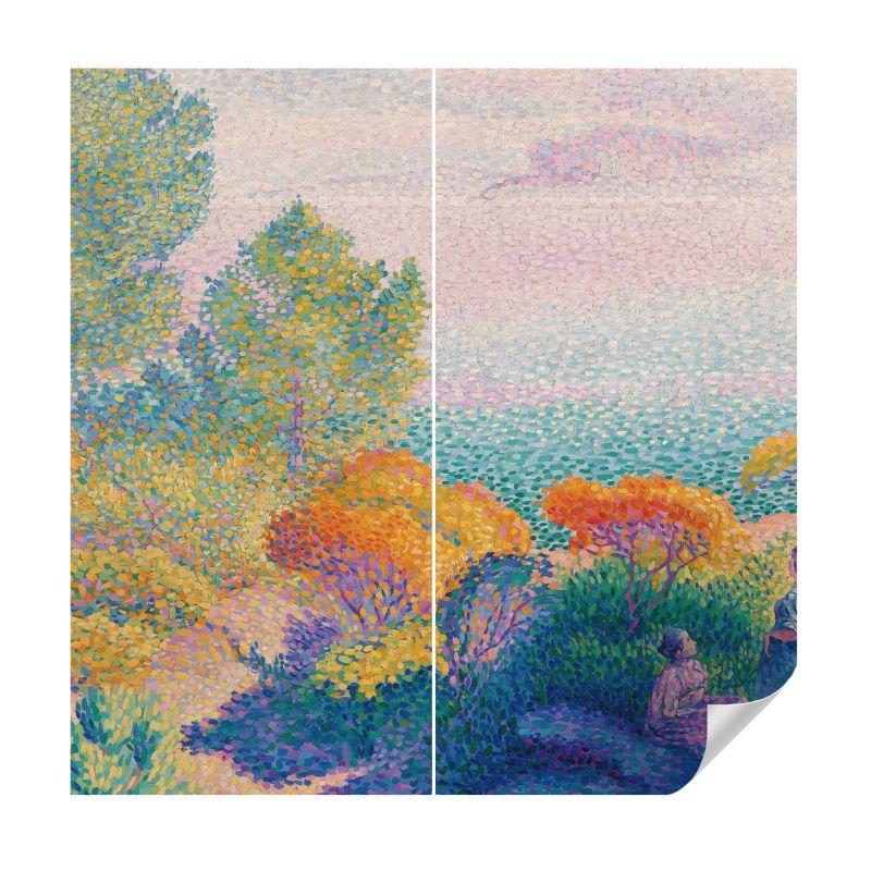 Tapeta samoprzylepna Wallfluent 250x250 cm Nadmorski pejzaż Dla Miłośników Impresjonizmu I Sztuki Krajobrazu 1 szt.