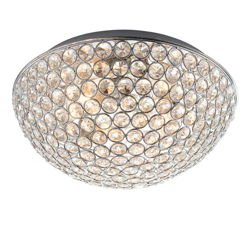 Lampa sufitowa kryształowa Endon CHRYLA chromowana 3xG9x8W IP44 - 1 szt