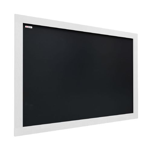 Tablica kredowa ALLboards 90x60 cm rama drewniana biała 1 szt.