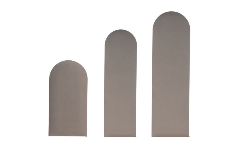 Panel Tapicerowany Komvortowy 80x30 cm Jasny Szary Smart Velvet 1 szt.