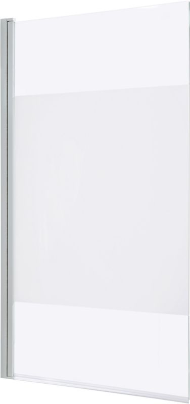 Parawan nawannowy GoodHome Calera 1-częściowy 140 x 85 - 86,5 cm dekor biały