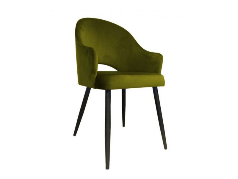 Krzesło Atos JENISEJ BL VELVET oliwkowe 1 szt