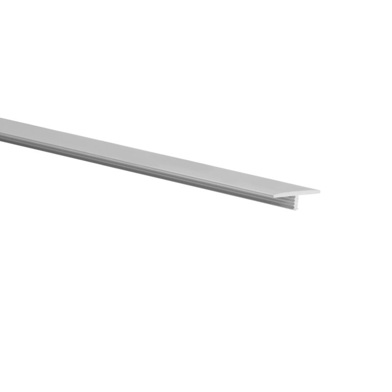 Profil łączący aluminiowy gładki 2000 x 29 x 8 x 2 mm srebrny