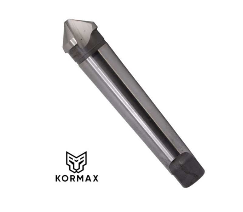 Pogłębiacz stożkowy do metalu Kormax 20,5mm 90 stopni 3-ostrza HSS-E chwyt Morsa MK2 (TCHM-301) - 1 szt.