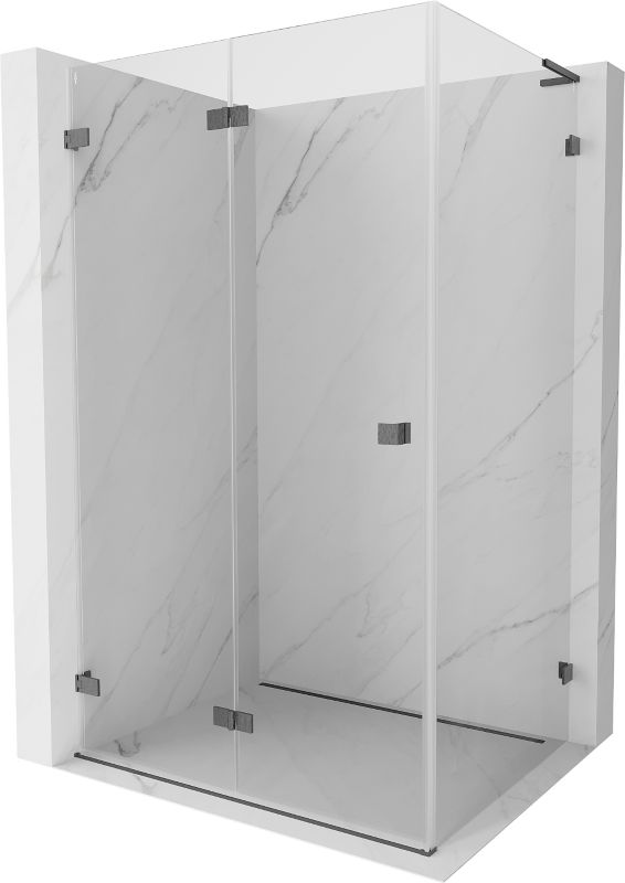 Kabina prysznicowa składana Mexen Lunar-F L gun gray 95 x 80 cm 1 szt.