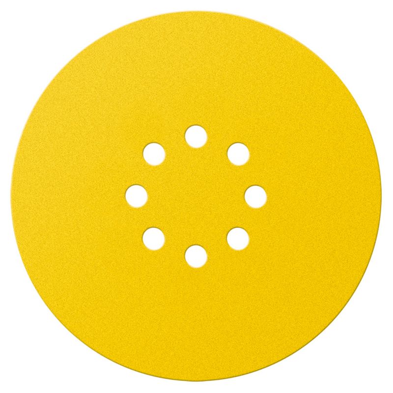 Krążki ścierne NEO TOOLS na rzep 225 mm, P120, 5 szt., z 8 otworami 1 kpl