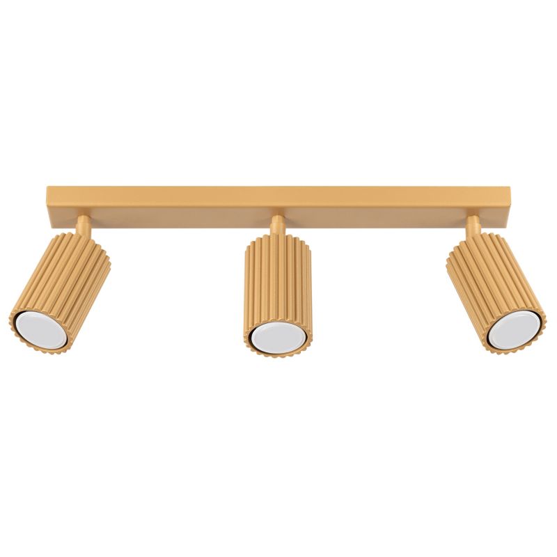 Reflektor sufitowy Pure Lume GRAVIO złoty 3xGU10x10W IP20 wym:16,5x45x6,5cm - 1 szt.