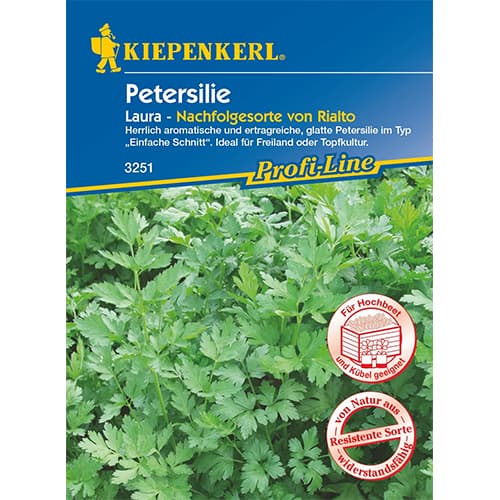 Pietruszka naciowa Laura - Nasiona. Ilość w opakowaniu: 1 opak - GradinaMax