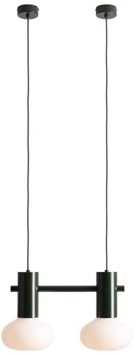 Aldex Flo lampa wisząca 2x10 W zielona 7000H26_S