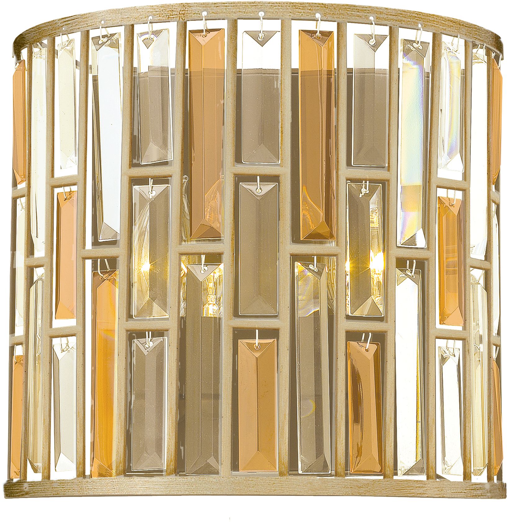 Elstead Lighting Gemma kinkiet 2x60 W srebrny HK-GEMMA2-A-SL