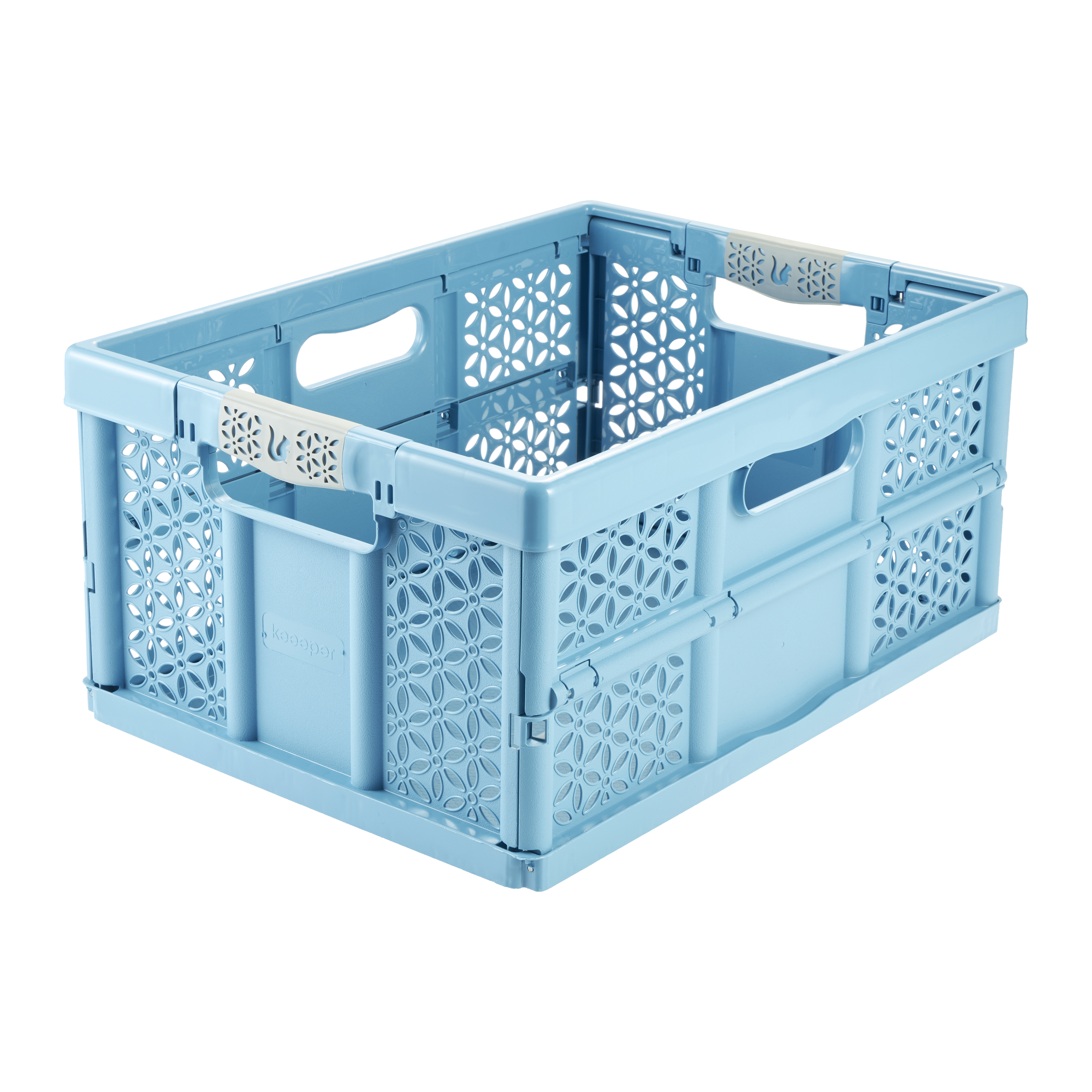 Keeeper Eco Ben kosz do przechowywania 32 l składany z miękkimi uchwytami Eco Blue 1021569500000
