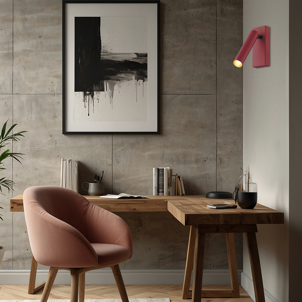 Argon Rio kinkiet 1x4,2W LED czerwony 8330