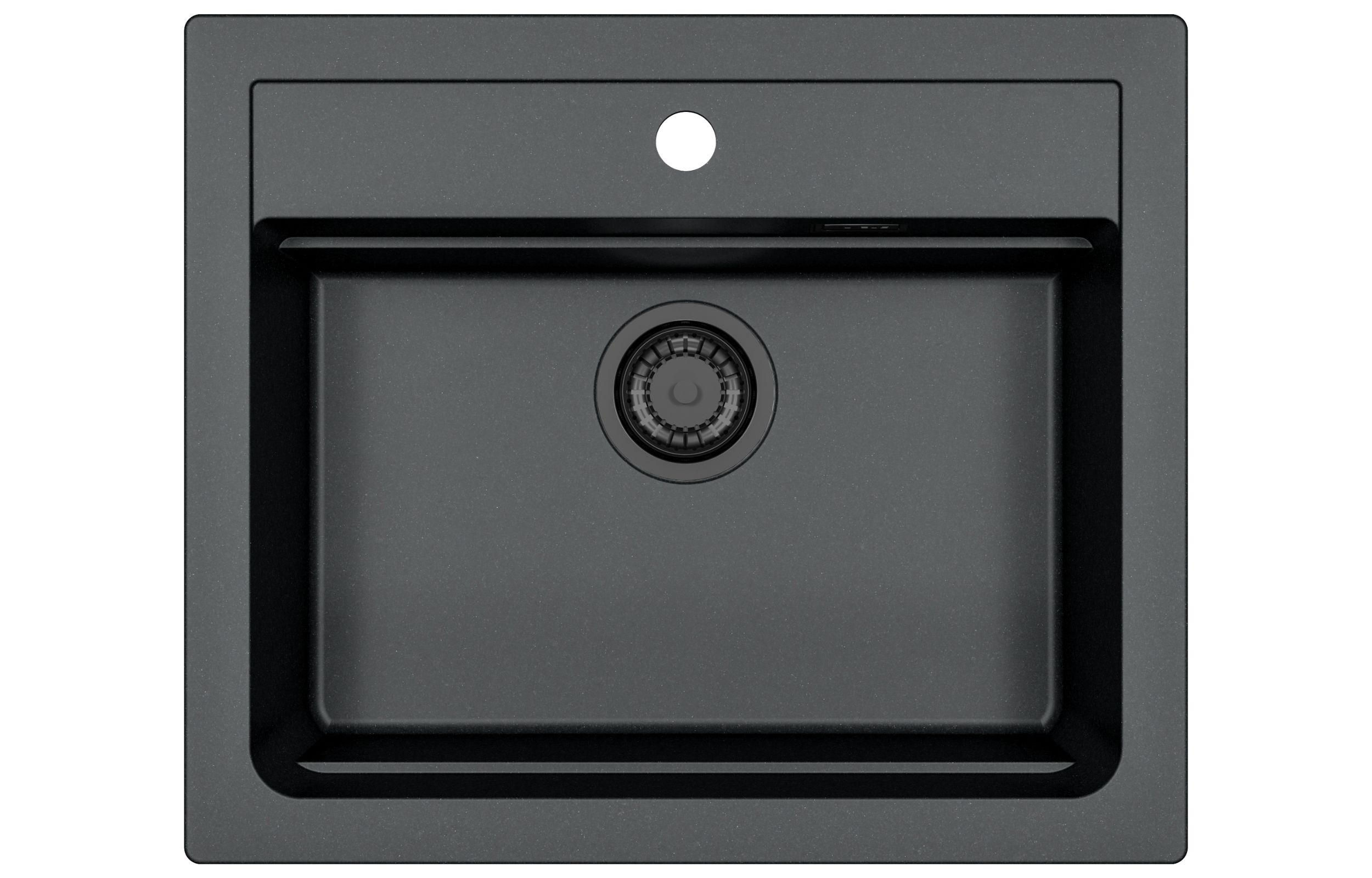 Alveus Atrox zlewozmywak granitowy 59x50 cm czarny 1148162