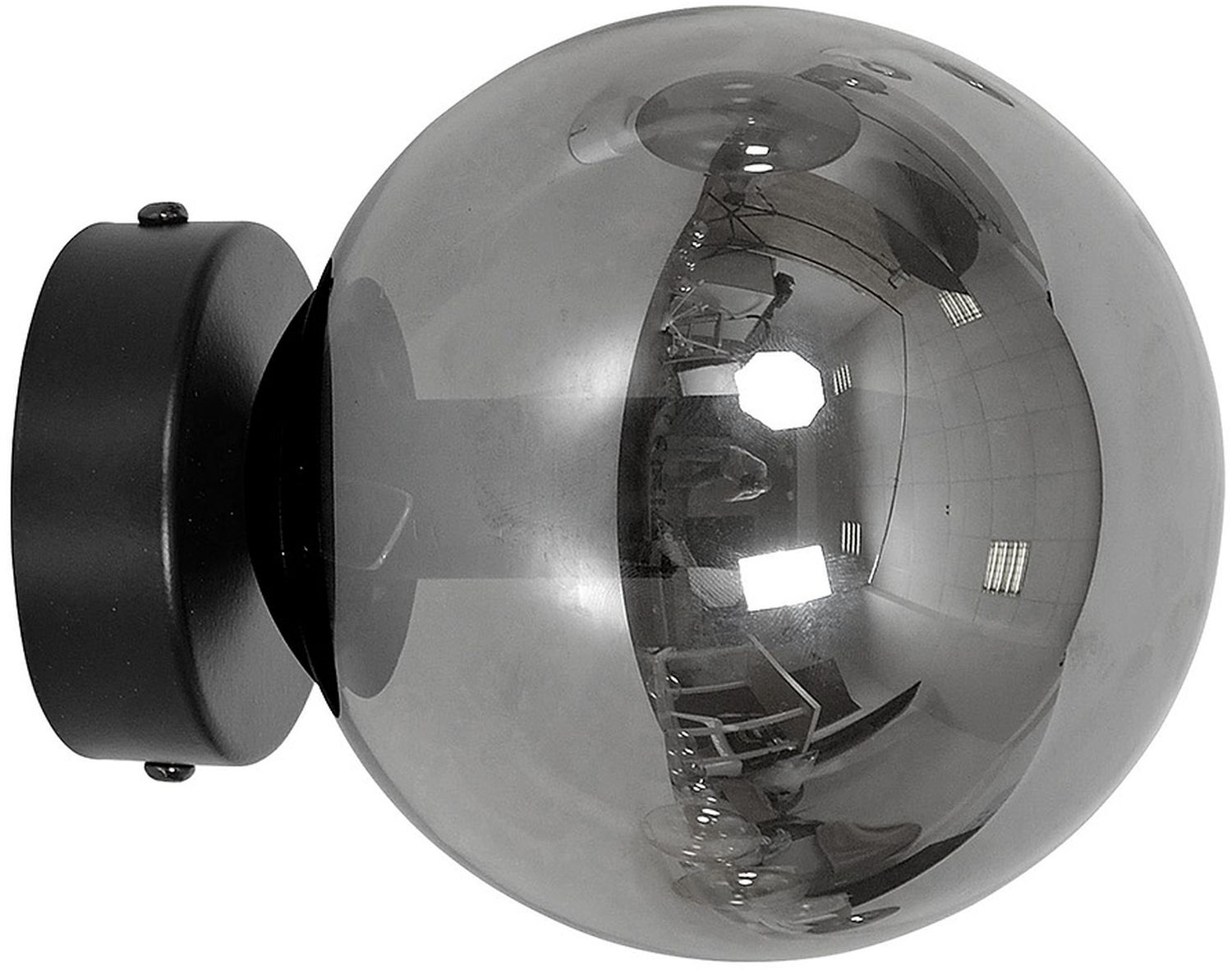 Darmowa Dostawa - Kinkiet 1x10 W czarny-grafitowy Emibig Rossi 875K1