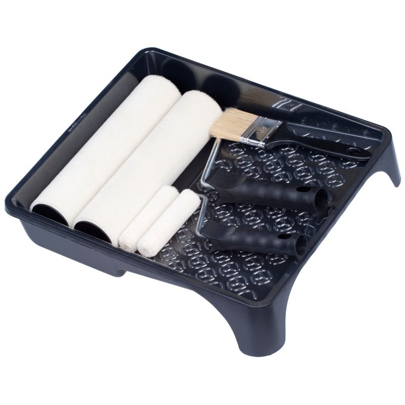 Zestaw malarski FAVORITE, BIG nr 6, wałek Welur 25 cm, do lakierów i żywic, 10 elementów