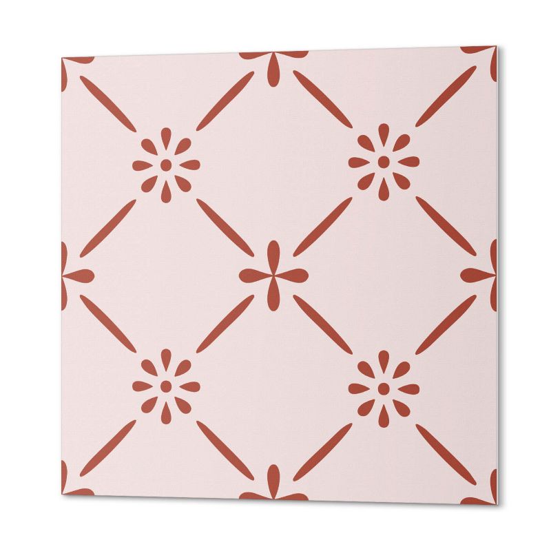 Komplet Kafelków Samoprzylepnych ArtPrintCave 20x20 cm Stylowy wzór kwiatowy 20 szt.