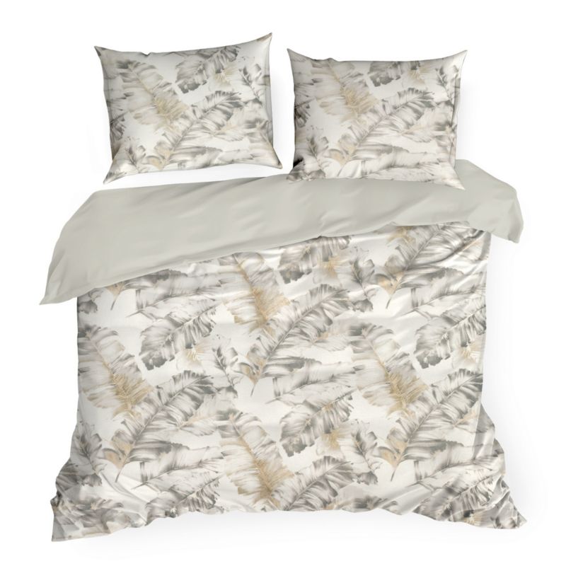 Posciel bawełniana Layla Eurofirany 220 x 200 cm poszewka 70 x 80 cm 2szt.