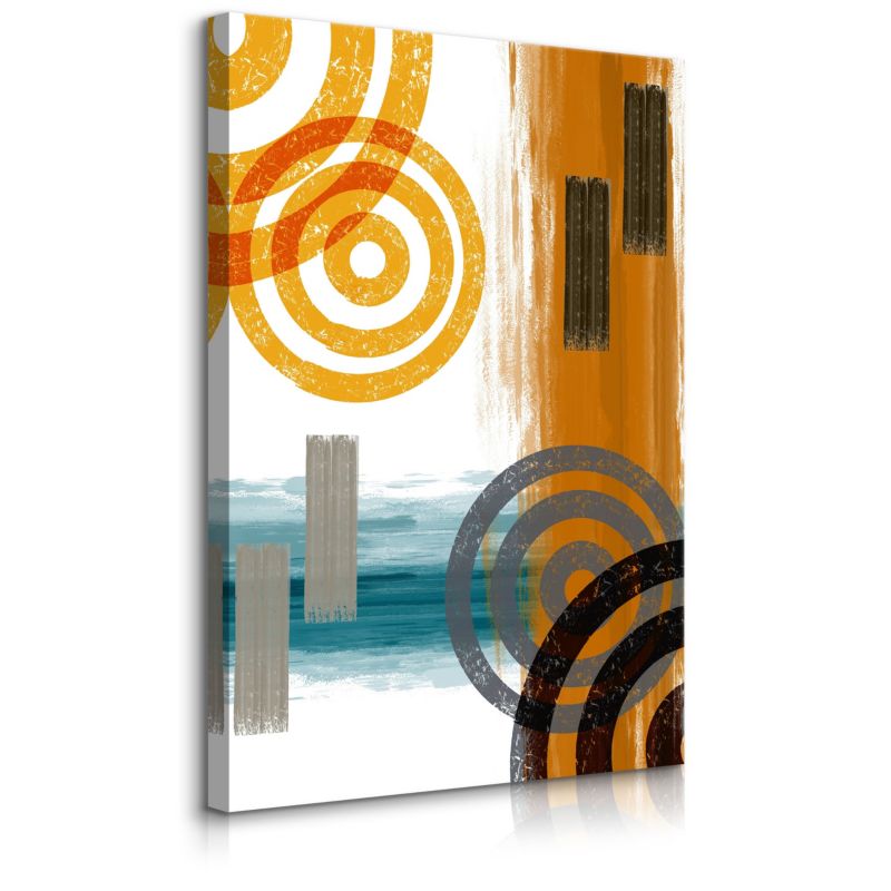 Obraz Muralo Do Sypialni Styl Boho Abstrakcja Figury Geometryczne 30x40 cm 1 szt.