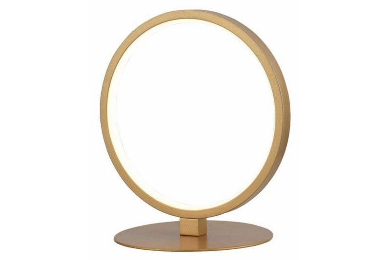 Lampa stołowa Reality Ragi złoto-biała LED 8W 4000K 640lm IP20 wym: 21 x 20 x 15 cm akryl - 1 szt.