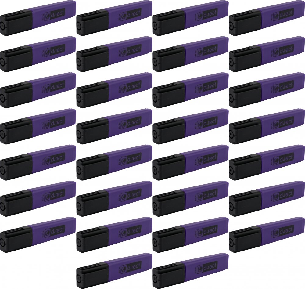 48x Zakreślacz D.Rect, 1128, ścięta, fioletowy