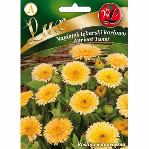 1 pac, Gălbenele Apricot Twist - Semințe: Mod de ambalare: 2 g