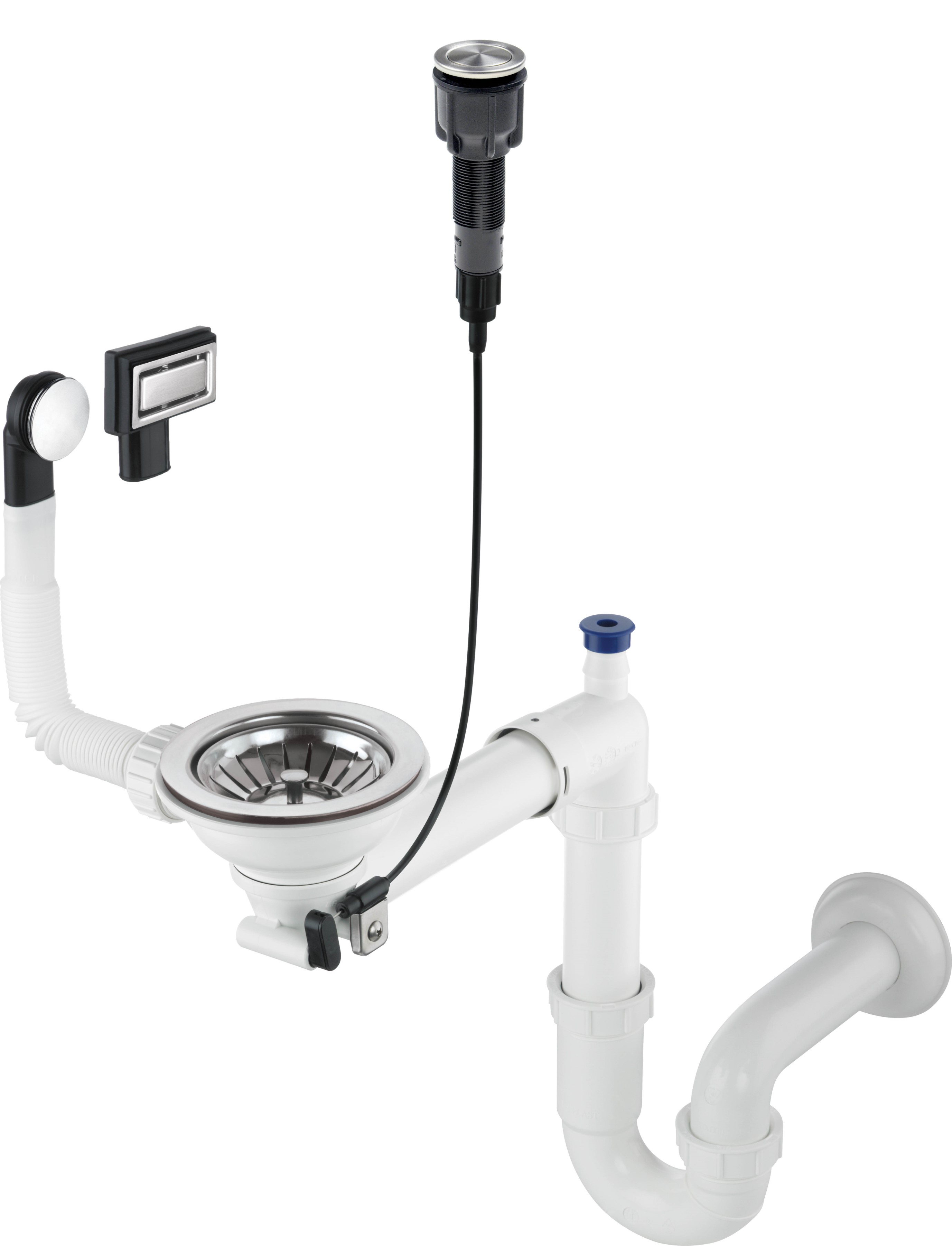 Deante syfon zlewozmywakowy stalowy ZXY9982