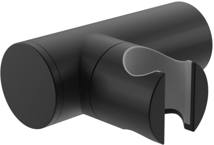 Kohlman Experience Black /Roxin Black uchwyt prysznicowy czarny mat QW004EB